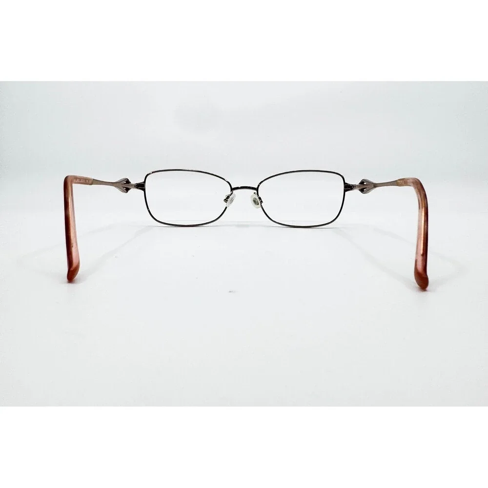 Tura Eyeglass Frames Womens Rose Gold R918 Filigree Temple 52-16-140
